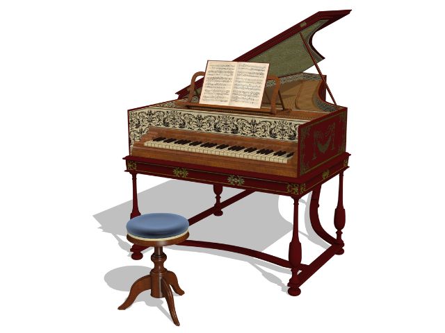 Instrumento antigo muito utilizado na música barroca